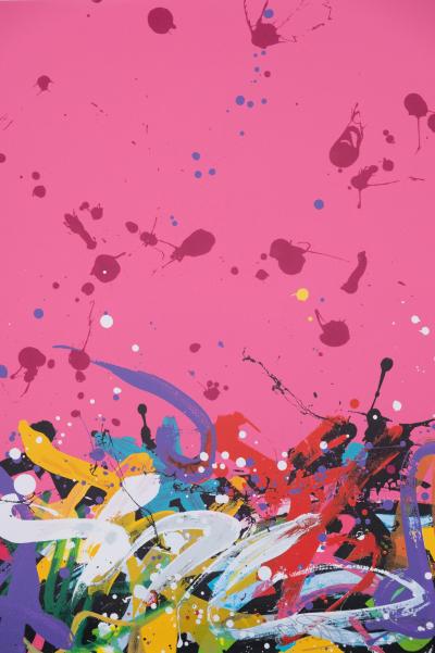 JONONE: Pink - Original signed silkscreen print 2