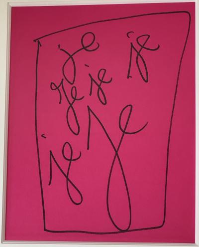 Robert Combas - Je je je ... - 20016 - Dessin au feutre - Signé 2