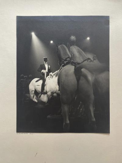 Marcel Bovis - Cirque Medrano, Paris, 1933 - Tirage argentique 2