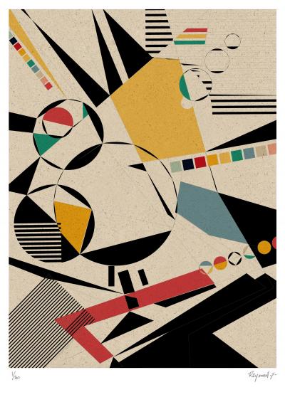 Thierry CORPET (Raymond X) - Alistro I , 2022 - Sérigraphie signée et numérotée