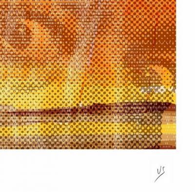 Vincent SABATIER - Dali, 2019 - Sérigraphie originale signée au crayon 2