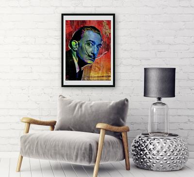 Vincent SABATIER - Dali, 2019 - Sérigraphie originale signée au crayon 2