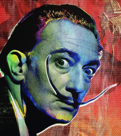 Vincent SABATIER - Dali, 2019 - Sérigraphie originale signée au crayon 2