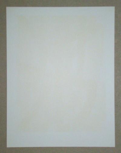 Pierre SOULAGES  ( after ) - Peinture sur papier IV., 1962 - Offset lithograph signed 2