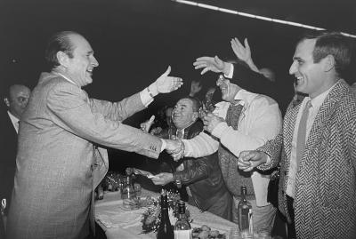 José Nicolas - Jacques Chirac à Montauban, 1987  - Tirage argentique 2