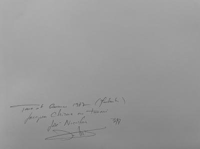 José Nicolas - Jacques Chirac à Montauban, 1987  - Tirage argentique 2