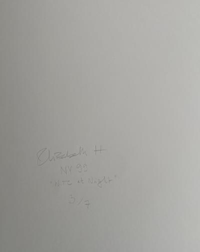 Elisabeth H - WTC et Night 99 - Tirage argentique 2