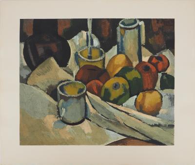 André DERAIN : Café et fruits (Hommage à Cézanne), Lithographie 2