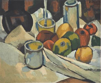 André DERAIN : Café et fruits (Hommage à Cézanne), Lithographie 2