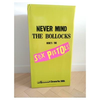 BE@RBRICK  - Medicom Toy  Sex Pistols - Never Mind The Bollocks -  Chrome Ver. 1000% 2