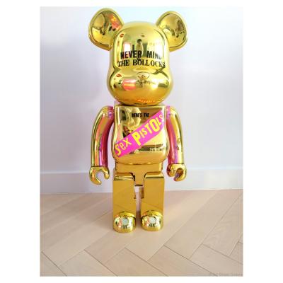 BE@RBRICK  - Medicom Toy  Sex Pistols - Never Mind The Bollocks -  Chrome Ver. 1000% 2