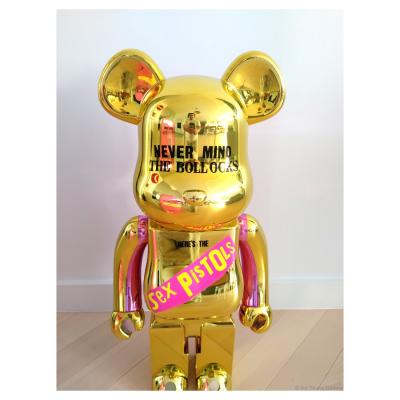 BE@RBRICK  - Medicom Toy  Sex Pistols - Never Mind The Bollocks -  Chrome Ver. 1000% 2