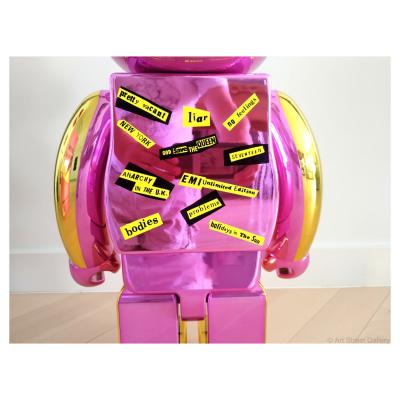BE@RBRICK  - Medicom Toy  Sex Pistols - Never Mind The Bollocks -  Chrome Ver. 1000% 2