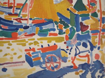 André DERAIN : Port de Collioure fauve, Lithographie signée 2