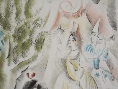 Mily POSSOZ : La fête foraine - Gravure originale signée 2