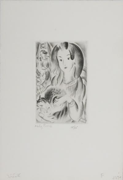 Mily POSSOZ : La sérénité - Gravure originale signée 2
