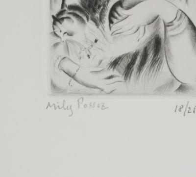 Mily POSSOZ : La sérénité - Gravure originale signée 2