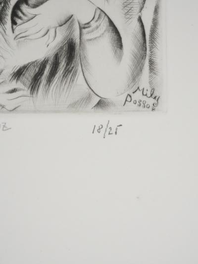 Mily POSSOZ : La sérénité - Gravure originale signée 2