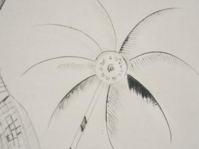 Mily POSSOZ : Le garçon au petit palmier - Gravure originale signée 2