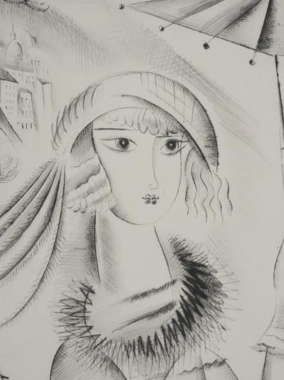 Mily POSSOZ : La parisienne - Gravure originale signée 2