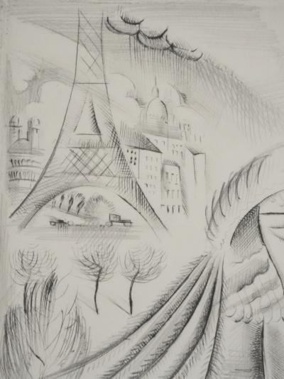 Mily POSSOZ : La parisienne - Gravure originale signée 2