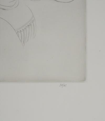Mily POSSOZ : Le papillon - Gravure originale signée 2