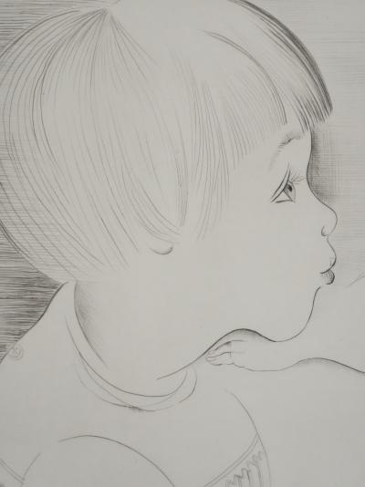 Mily POSSOZ : Le papillon - Gravure originale signée 2