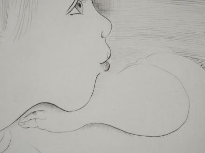 Mily POSSOZ : Le papillon - Gravure originale signée 2