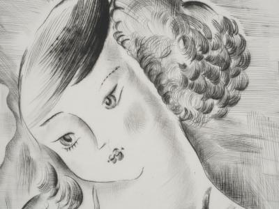 Mily POSSOZ : La fleuriste - Gravure originale signée 2