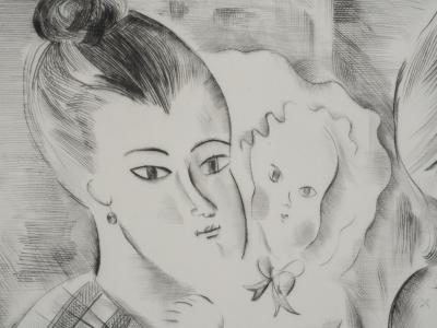 Mily POSSOZ : La fleuriste - Gravure originale signée 2
