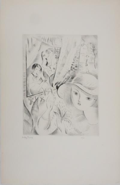 Mily POSSOZ : Le muguet - Gravure originale signée 2