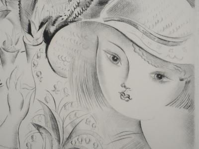 Mily POSSOZ : Le muguet - Gravure originale signée 2