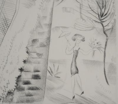 Mily POSSOZ : Le muguet - Gravure originale signée 2