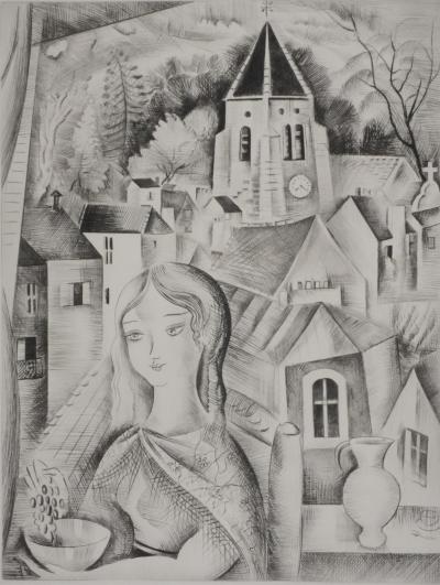 Mily POSSOZ : Fontenay sous bois - Gravure originale signée 2