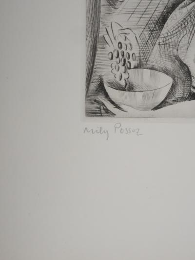 Mily POSSOZ : Fontenay sous bois - Gravure originale signée 2