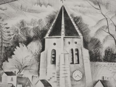 Mily POSSOZ : Fontenay sous bois - Gravure originale signée 2