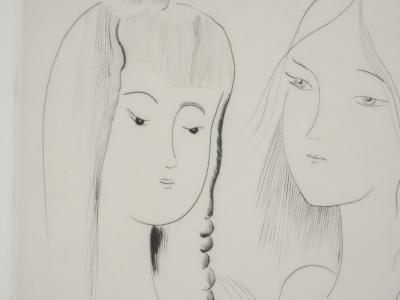 Mily POSSOZ : Etude avant le bal - Gravure originale signée 2