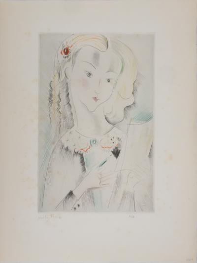 Mily POSSOZ : La dessinatrice - Gravure originale signée 2