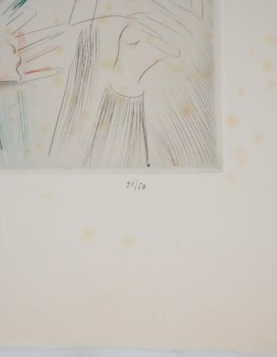 Mily POSSOZ : La dessinatrice - Gravure originale signée 2