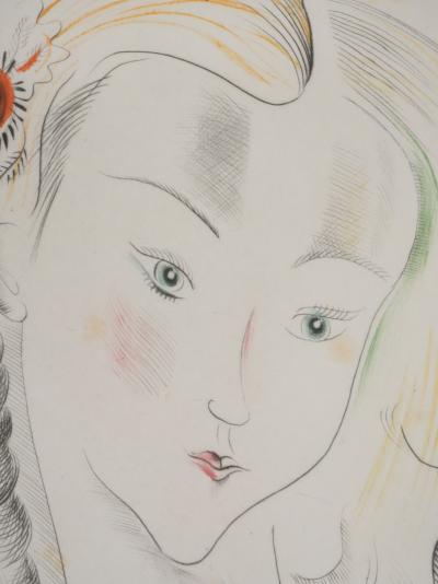Mily POSSOZ : La dessinatrice - Gravure originale signée 2