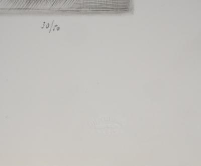 Mily POSSOZ : Le garçonnet - Gravure originale signée 2
