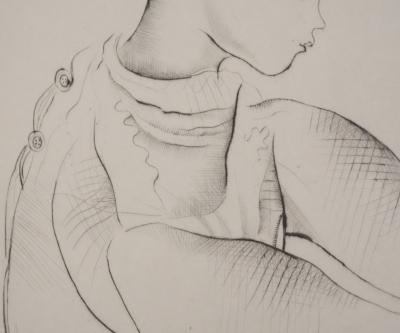 Mily POSSOZ : L'enfant à la sandale - Gravure Originale Signée 2