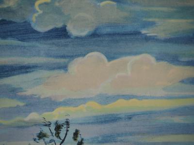 André DERAIN : Les champs du village, Lithographie signée 2
