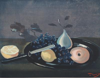 André DERAIN : Nature morte de nuit, Lithographie signée 2