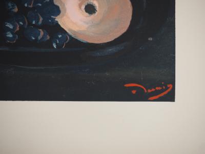André DERAIN : Nature morte de nuit, Lithographie signée 2