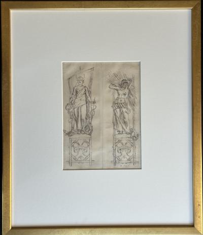 Félicien ROPS - Dessin original 2