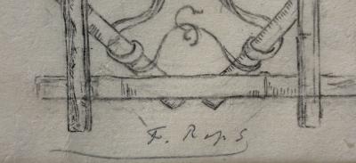 Félicien ROPS - Dessin original 2