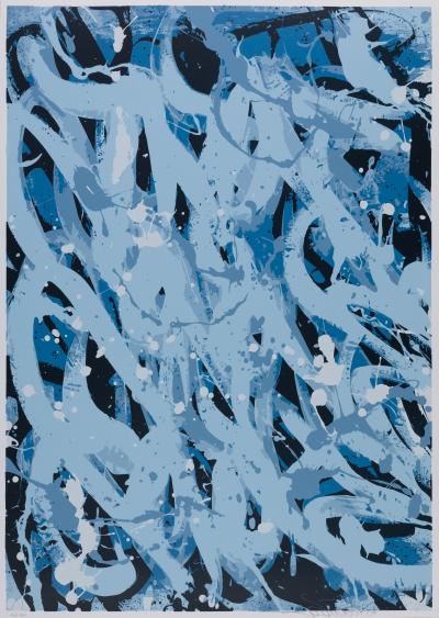 JONONE : Bleu Horizons - Sérigraphie originale signée 2