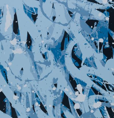 JONONE : Bleu Horizons - Sérigraphie originale signée 2