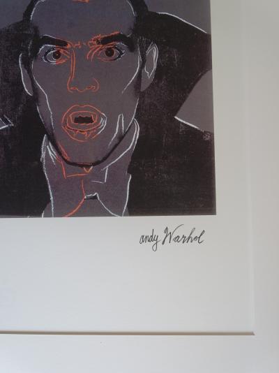 Andy Warhol (d'après) , Dracula , Lithographie 2
